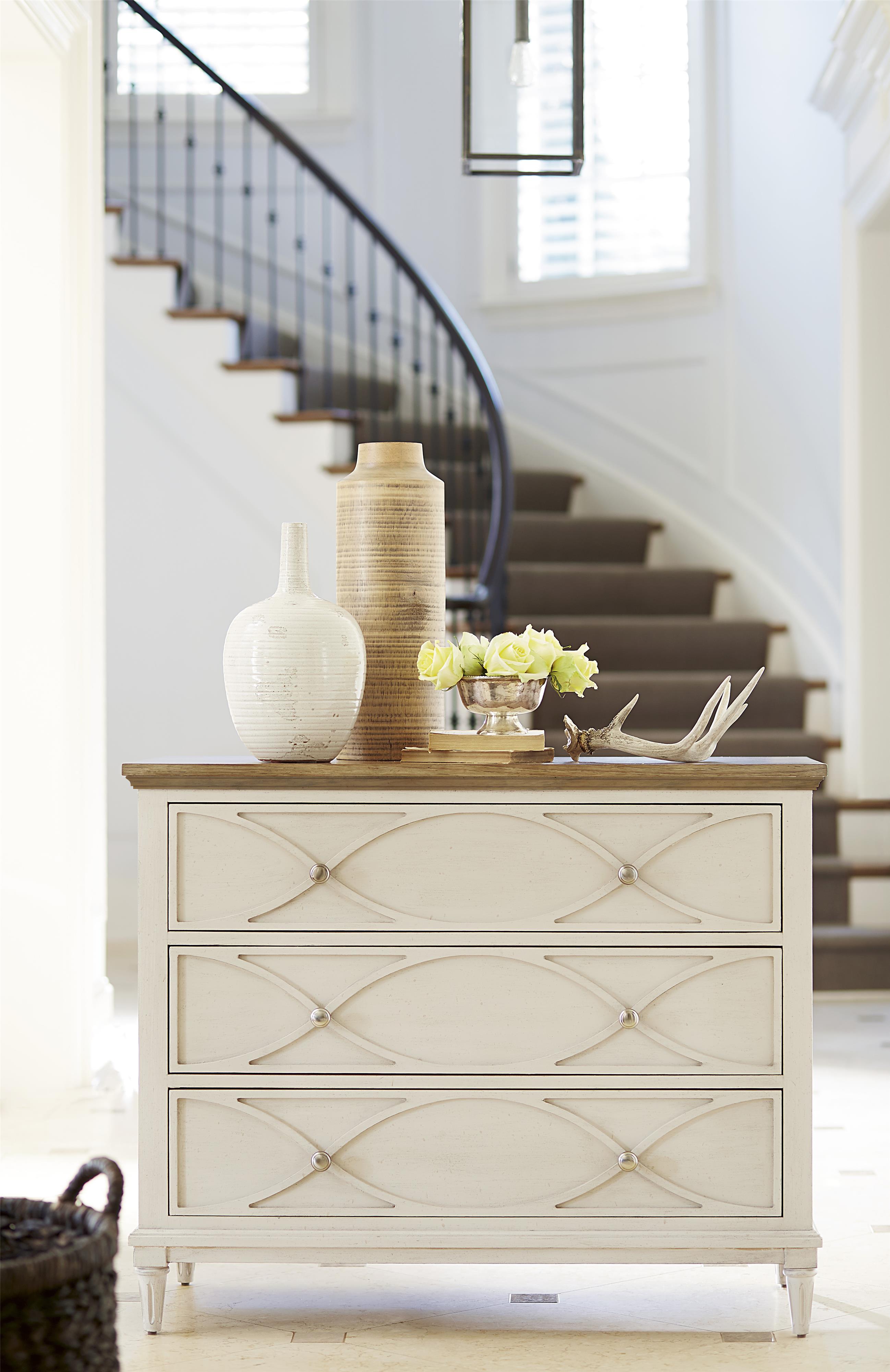 Universal Moderne Muse 414360 Bedside Chest with 3 Drawers Hudson's Furniture Night Stand